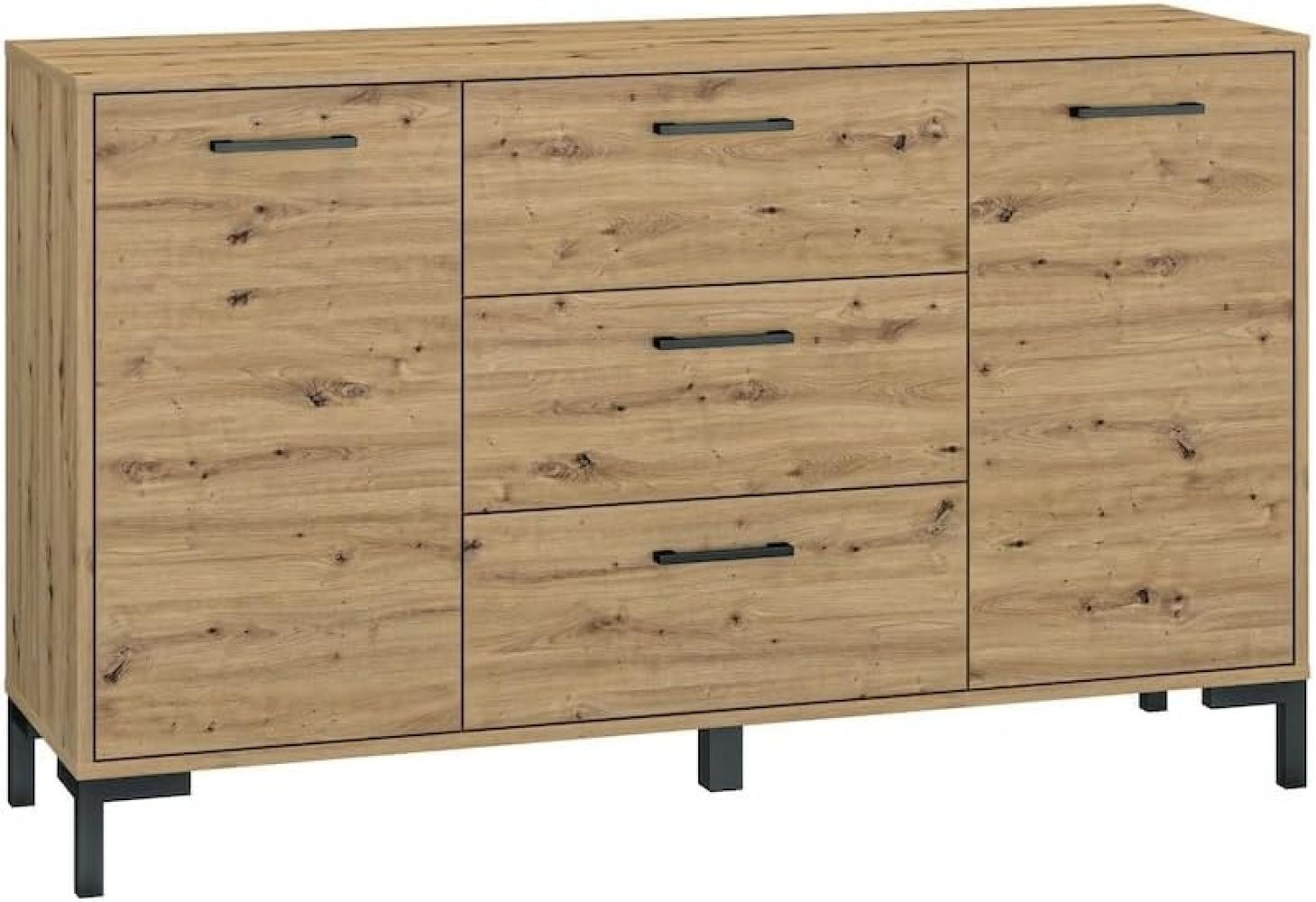 Kommode NEVIO Sideboard 138cm 2-türig Bild 1