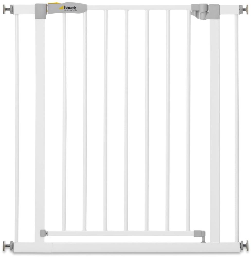 Hauck Türschutzgitter Stop N Safe 2 - White, Türschutzgitter Treppenschutzgitter für Kinder ohne Bohren 75 - 80 cm Bild 1