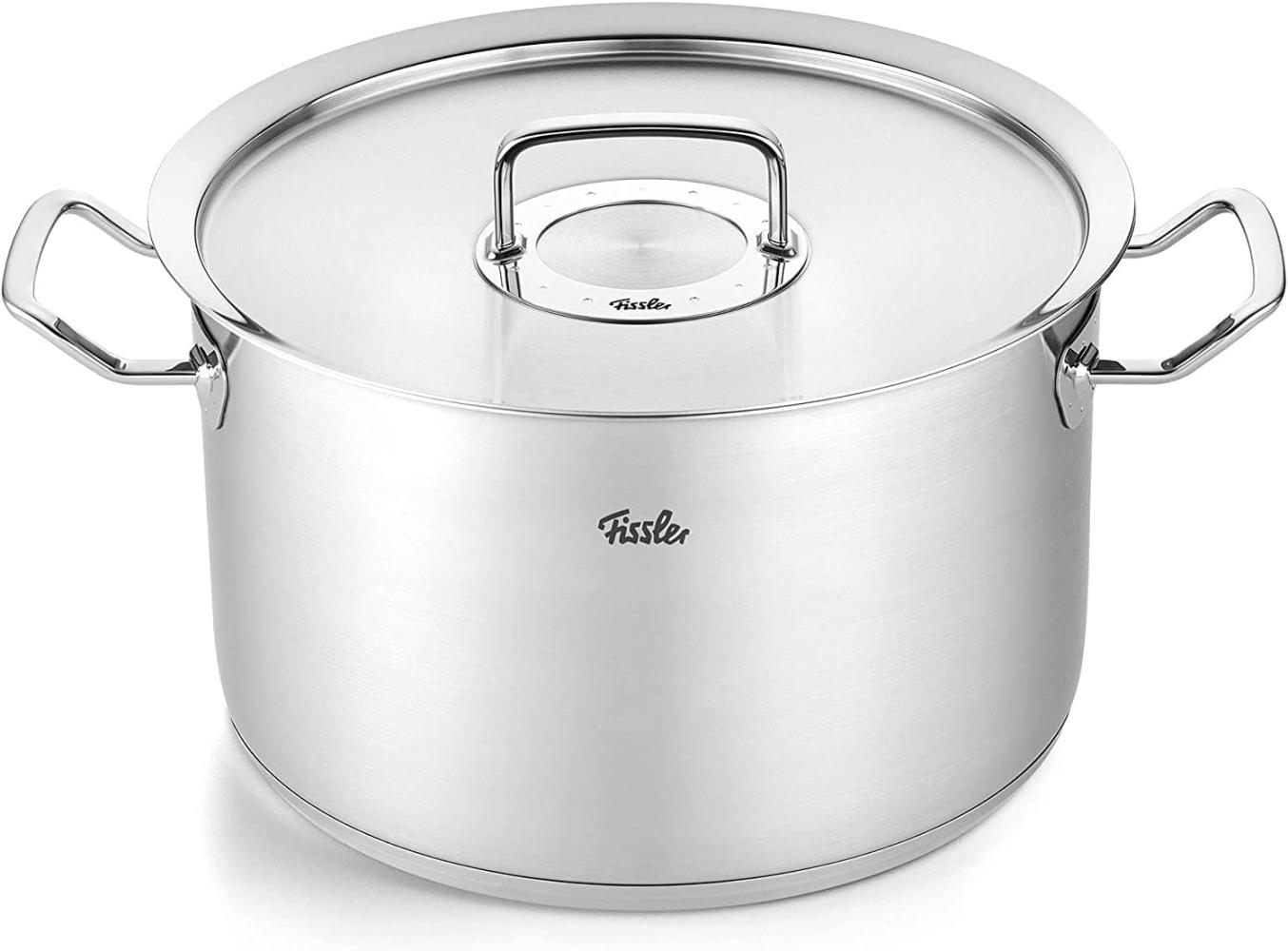 Fissler pure-profi collection hoher Kochtopf mit Metalldeckel 20 cm Ø 4,0 L Bild 1