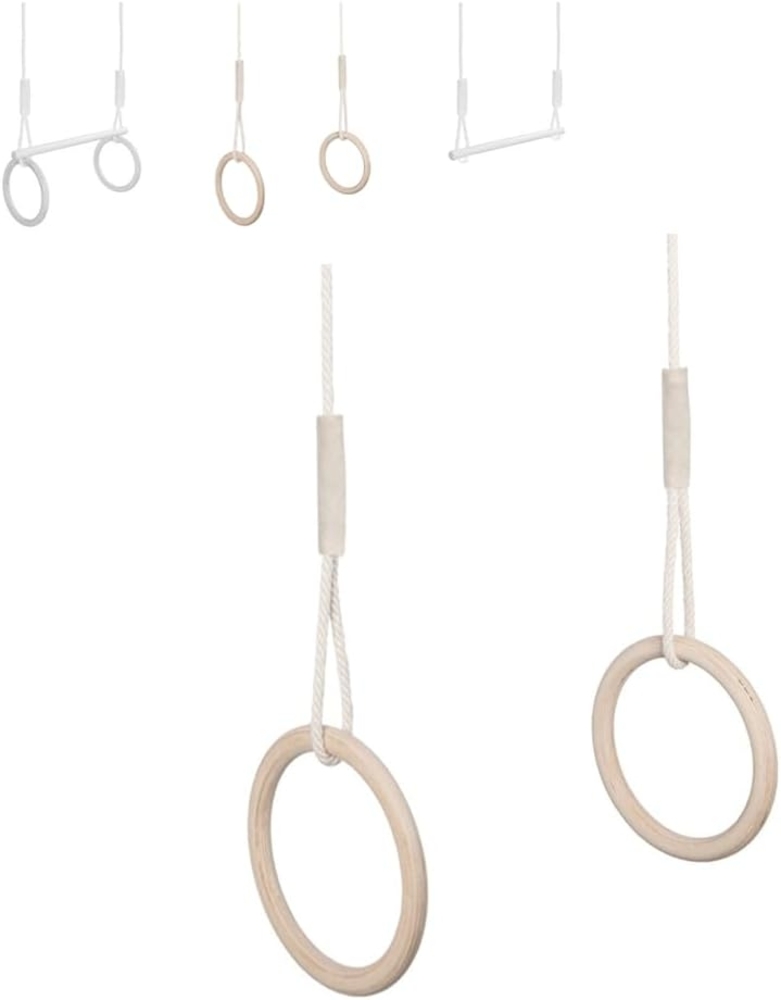 MAMOI® Trapez Schaukel Turnringe Trapez | Kinder Turnringe Turnringe Schaukel | Turnringe Kinder Trapez | Turnringe Trapez Schaukel Kinder | CE | 100% ECO | Made in EU Bild 1