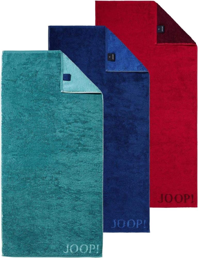 JOOP! Handtuch Classic Frottierkollektion - Walkfrottier Blau 50x100cm Bild 1