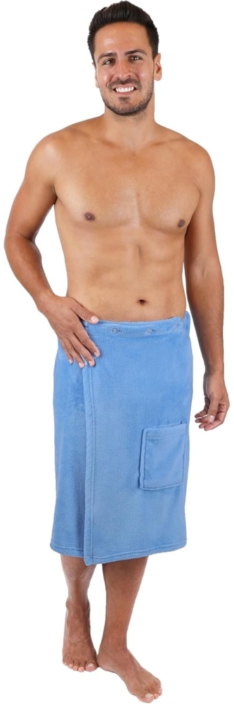 Betz Saunatuch Herren Saunakilt Sauna Kilt Regulierbar mit Knöpfe und Gummizug, 100% Polyester (1-St) Bild 1