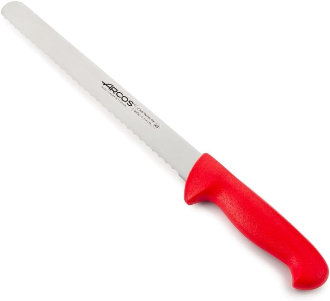 Arcos 295022 Gebäckmesser, Acier_inoxydable, Rot, 250 mm Bild 1