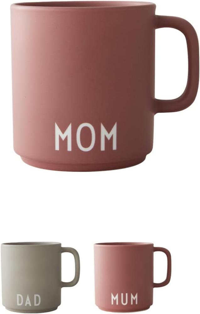 Design Letters Becher mit Henkel Favourite Cup Mom Altrosa 10101008ARMOM Bild 1