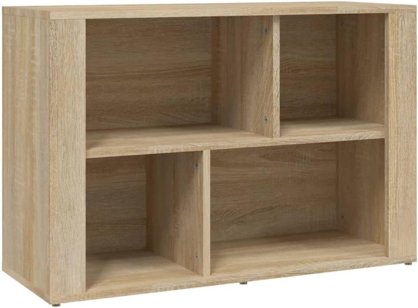 vidaXL Sideboard Sonoma-Eiche 80x30x54 cm Holzwerkstoff 819479 Bild 1