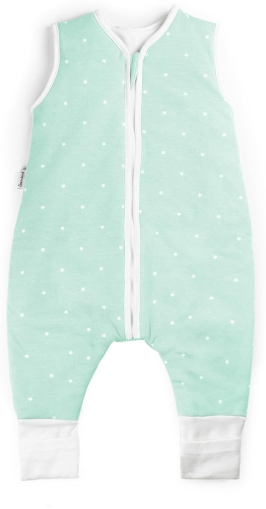 Ehrenkind Babyschlafsack Sommer Schlafsack mit Füßen, Bio-Baumwolle, 1 TOG (Standard by OEKO-TEX, 100% Bio-Baumwolle, Sommerschlafsack mit Beinen, 1.0 TOG), Schlafsack Baby, Baby Schlafsack Bild 1