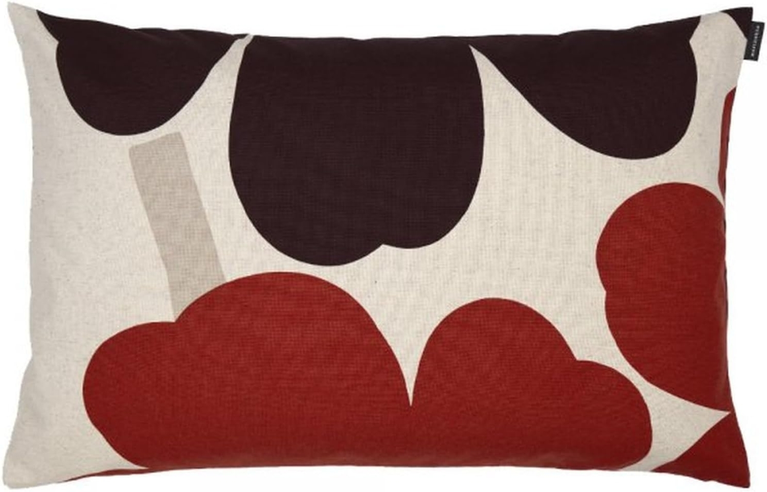 Marimekko Kopkissenbezug Unikko Cotton Red (40x60 cm)072554-383 Bild 1