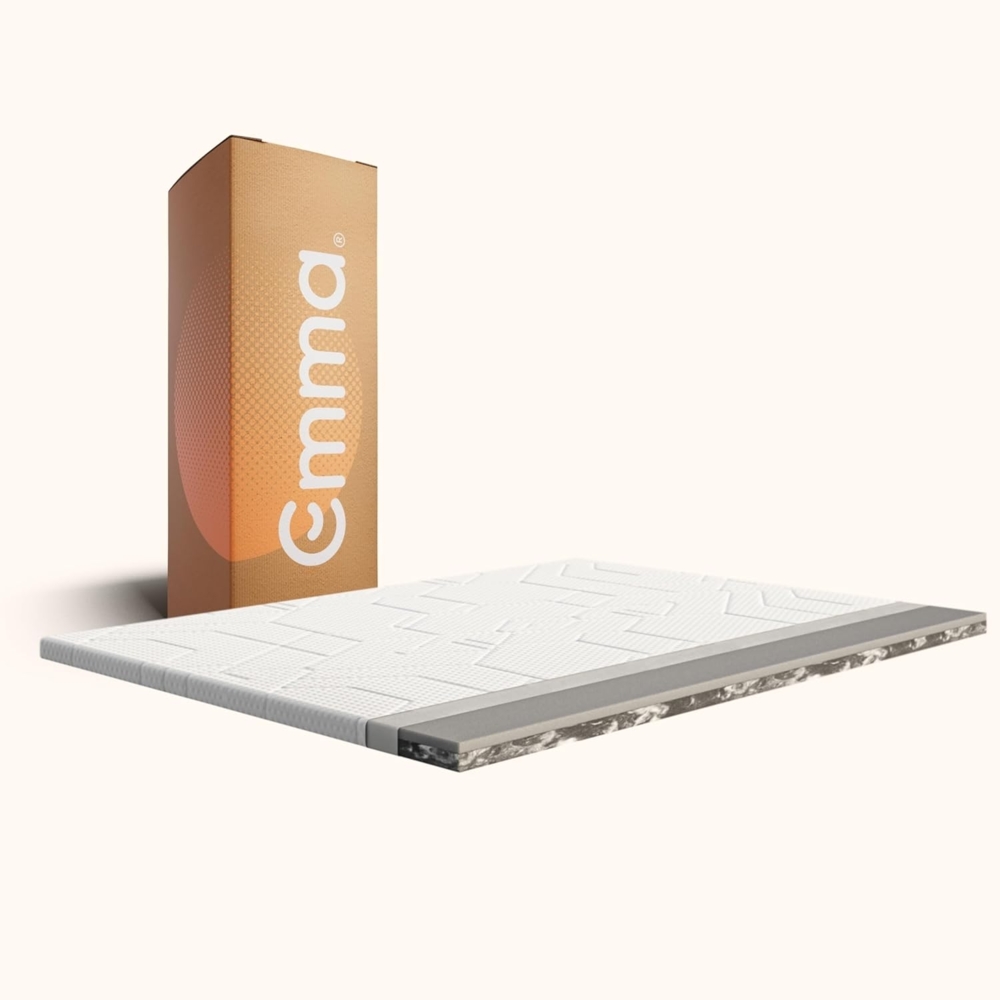 Emma, Topper Emma Premium, 9 cm hoch, Kaltschaum, Komfortschaum, Wendbarer Topper, ab 6x90x200cm und weiteren Größen Bild 1