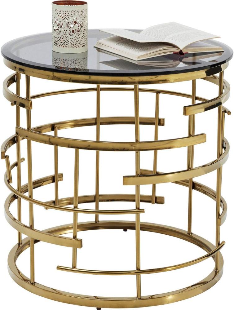 KARE Design Beistelltisch Jupiter Gold Ø55cm 81560 Bild 1