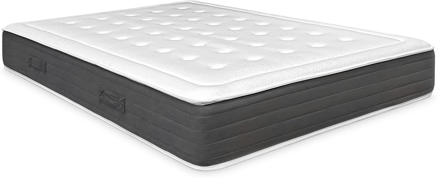 Somnia Descanso - Viskoelastische Kreta-Matratze | Festigkeit und Komfort | Höhe 24 cm | Anti-Milben und hypoallergen | 100x200 cm Bild 1