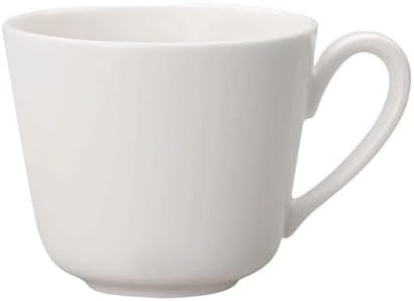 Mokka-/Espressoobertasse Twist White Villeroy und Boch Espressotasse - Mikrowelle geeignet, Spülmaschinenfest Bild 1