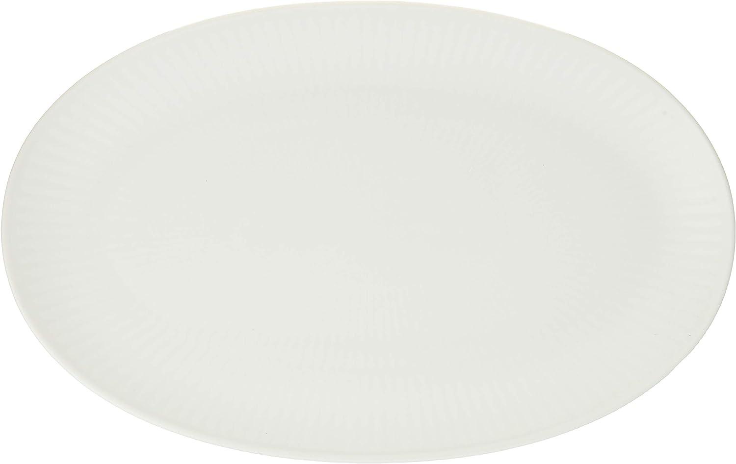 Royal Copenhagen White Fluted Platte Oval 23 cm Bild 1