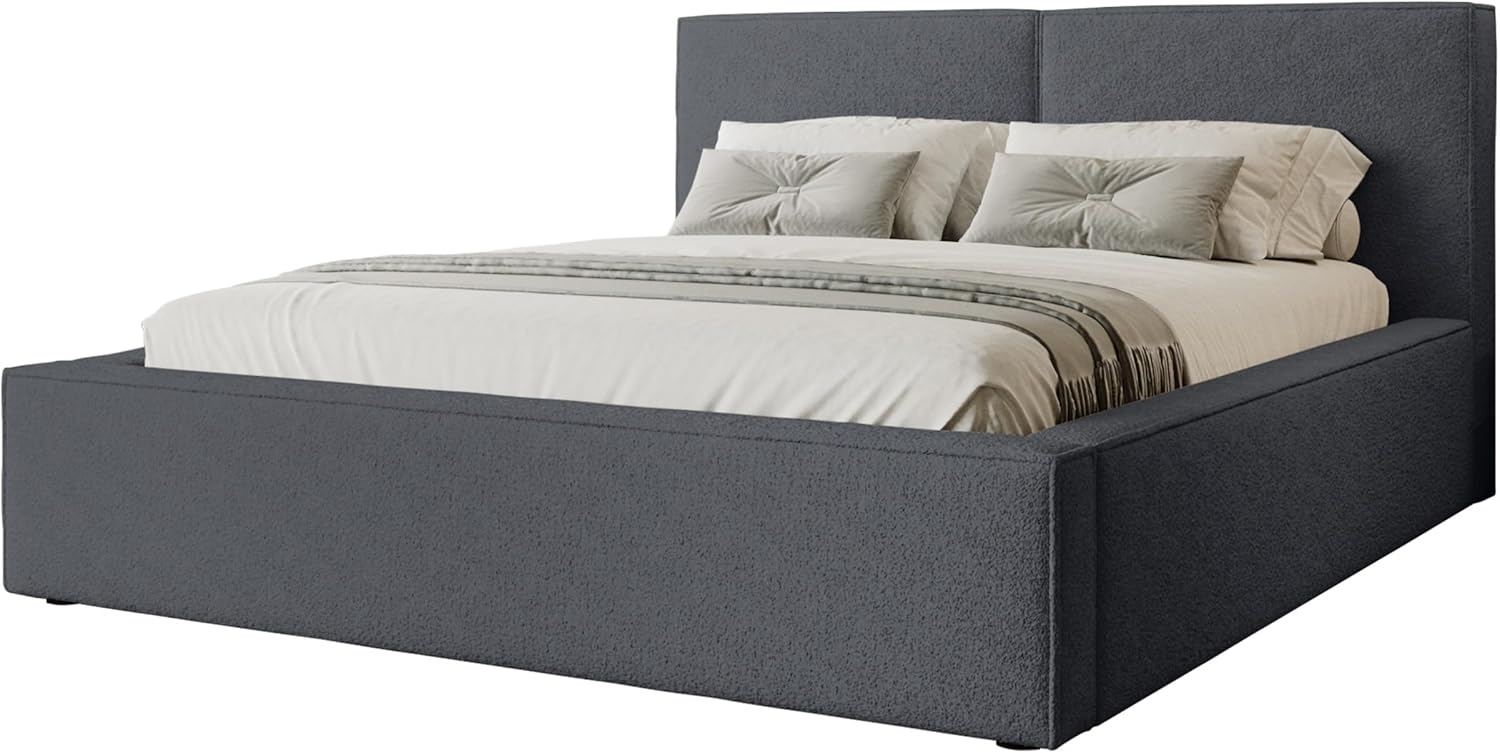 Polsterbett Sokoz Boucle (Farbe: Coral 80, Größe: 200 x 200) Bild 1