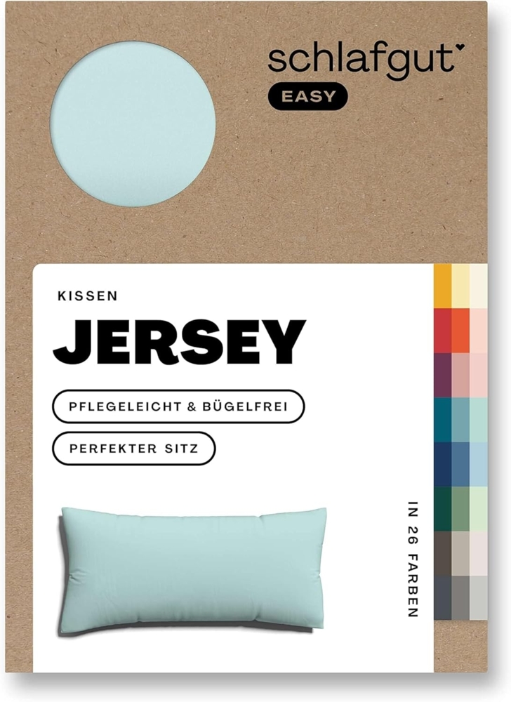 Schlafgut Kissenbezug EASY Jersey, (1 Stück), Kissenhülle mit Reißverschluss, weich und saugfähig, Kissenbezug Bild 1