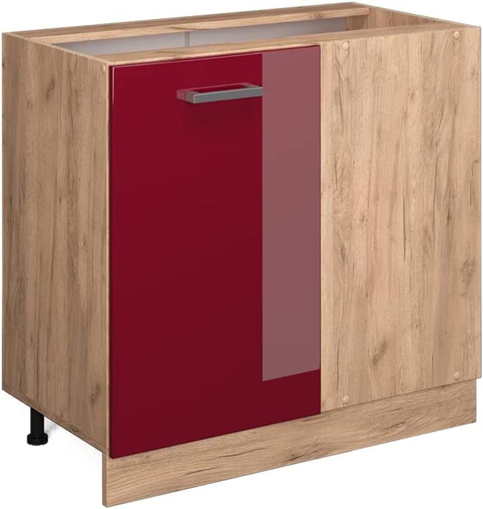 Vicco Küchenschrank Hängeschrank Unterschrank Küchenzeile R-Line Goldkraft Bordeaux Bild 1