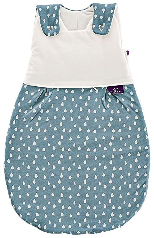 Träumeland Außenschlafsack LIEBMICH Gr. 44 Tropfen ozeanblau Bild 1