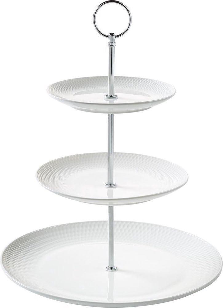 Maxwell & Williams Diamonds round Etagere, Porzellan, DV0027 Bild 1