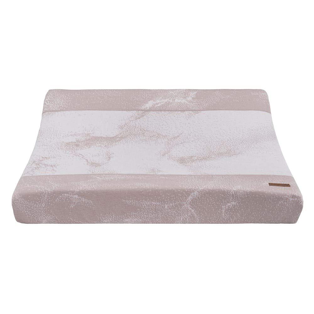 BO Baby's Only - Wickelauflagenbezug Marble - Alt Rosa/Klassisch Rosa - 45x70 cm - 50% Baumwolle/50% Polyacryl Bild 1