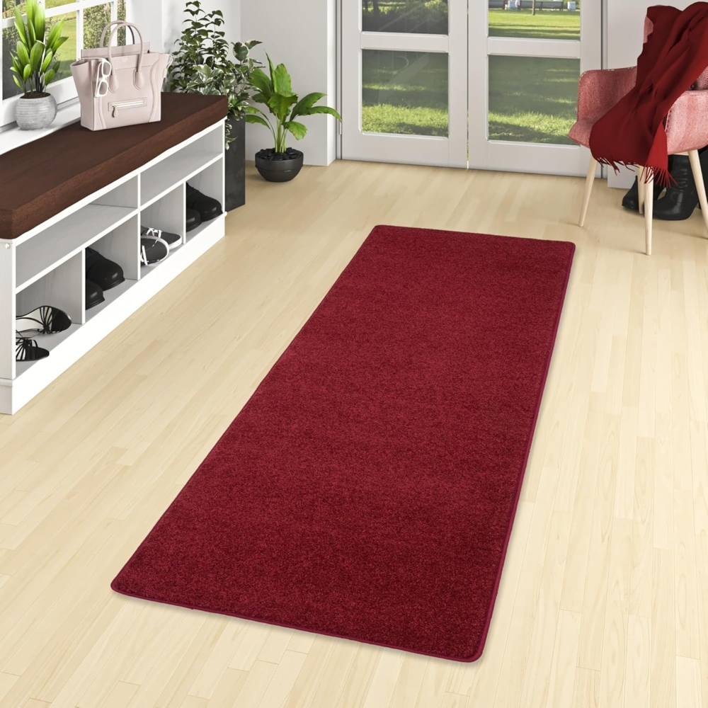 Snapstyle Veloursteppich Hochflor Velours Teppich Läufer Mona, Rechteckig, Höhe: 16 mm Bild 1