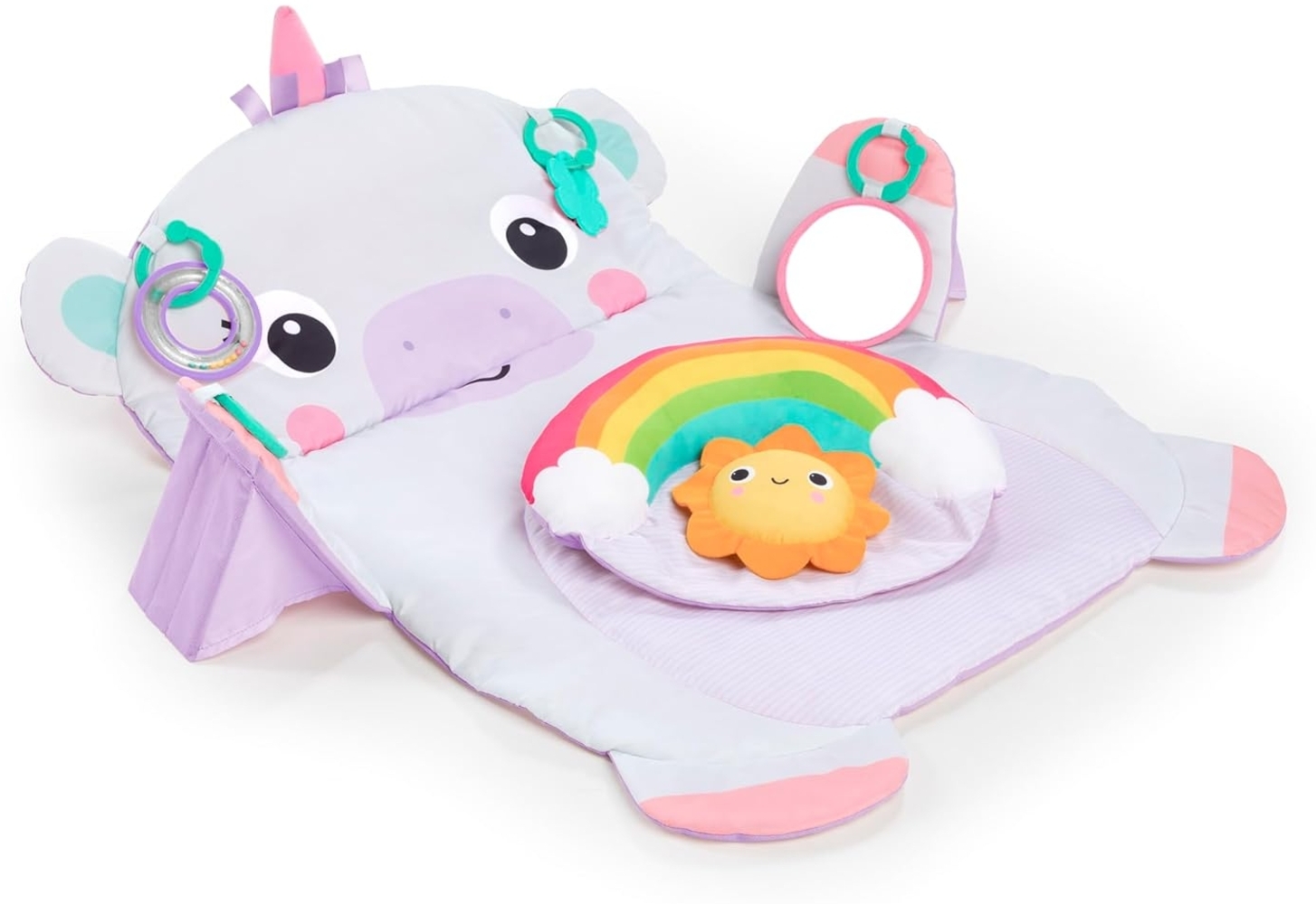 Bright Starts Tummy Time Prop & Play™ Einhorn Aktivitätsmatte Bild 1