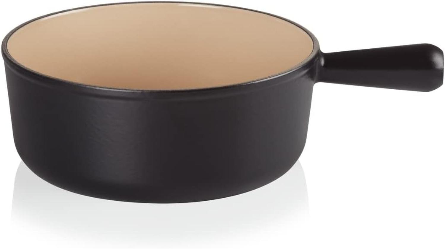 Le Creuset CAQUELON 24 CM SCHWARZ Bild 1