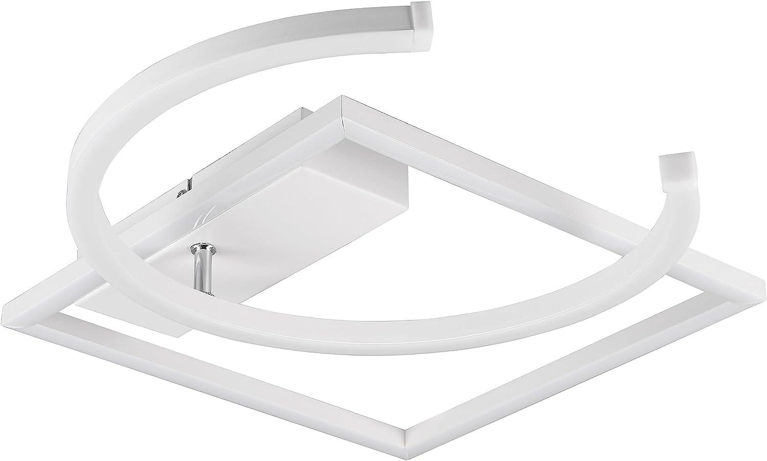 LED Deckenleuchte PIVOT Weiß - dimmbar 30x30cm Warmweiß Bild 1