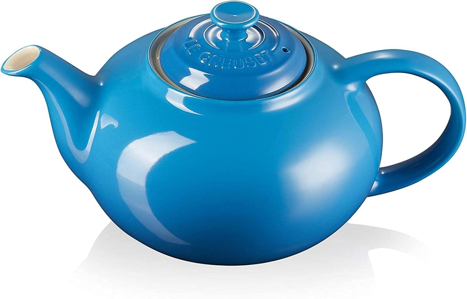 Le Creuset Klassische Teekanne, Rund, 1,3 Liter, Steinzeug, Marseille Bild 1