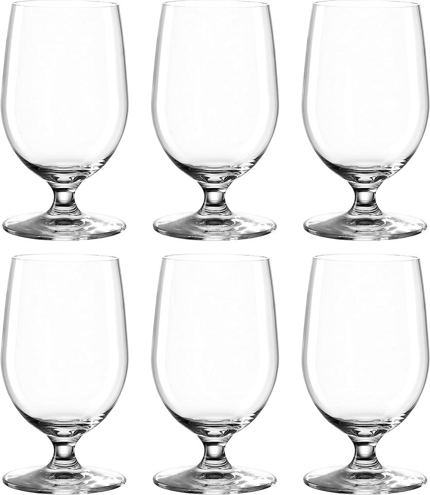 Leonardo Ciao+ Wasserglas 6er Set, Trinkglas, Saftglas, Glas, Extrem Stoßfest, 310 ml, 19839 Bild 1