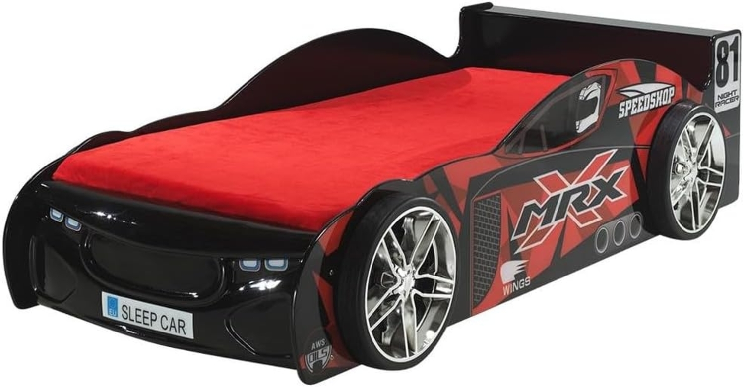 Vipack 'MRX' Autobett schwarz lackiert 90x200 Bild 1