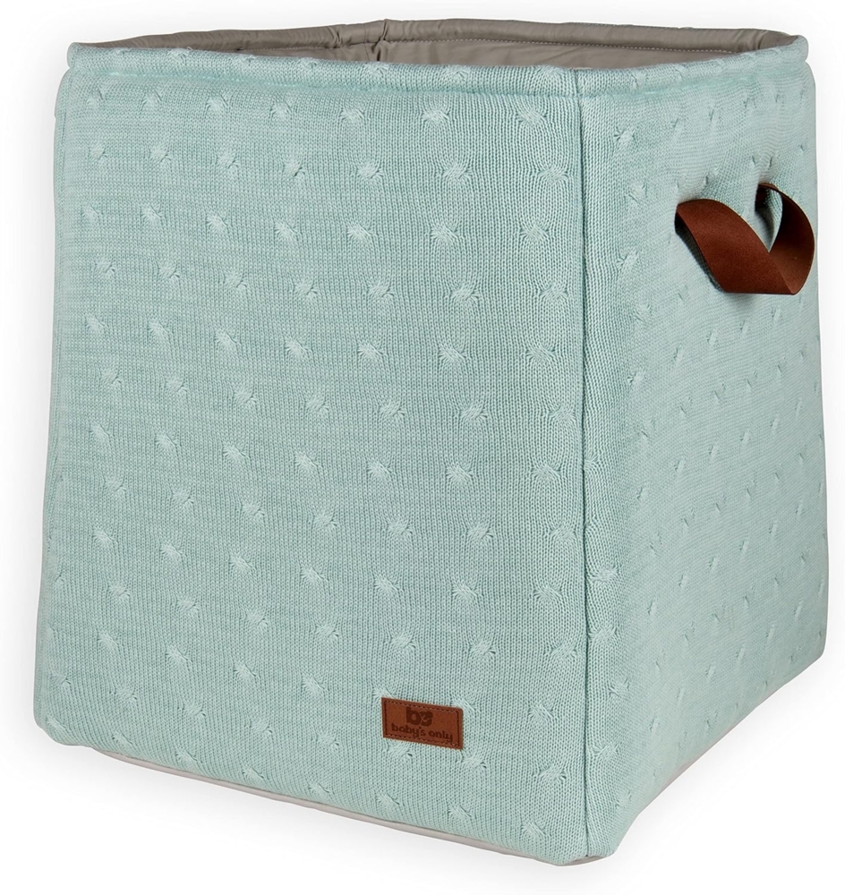 Baby's Only 134009 Aufbewahrungskorb Zopf mint Bild 1