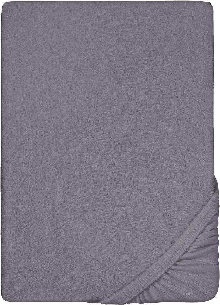 Spannbettlaken Frottee-Stretch 90/190 - 100/200 cm Spannbetttuch Bettlaken Spannlaken Bild 1