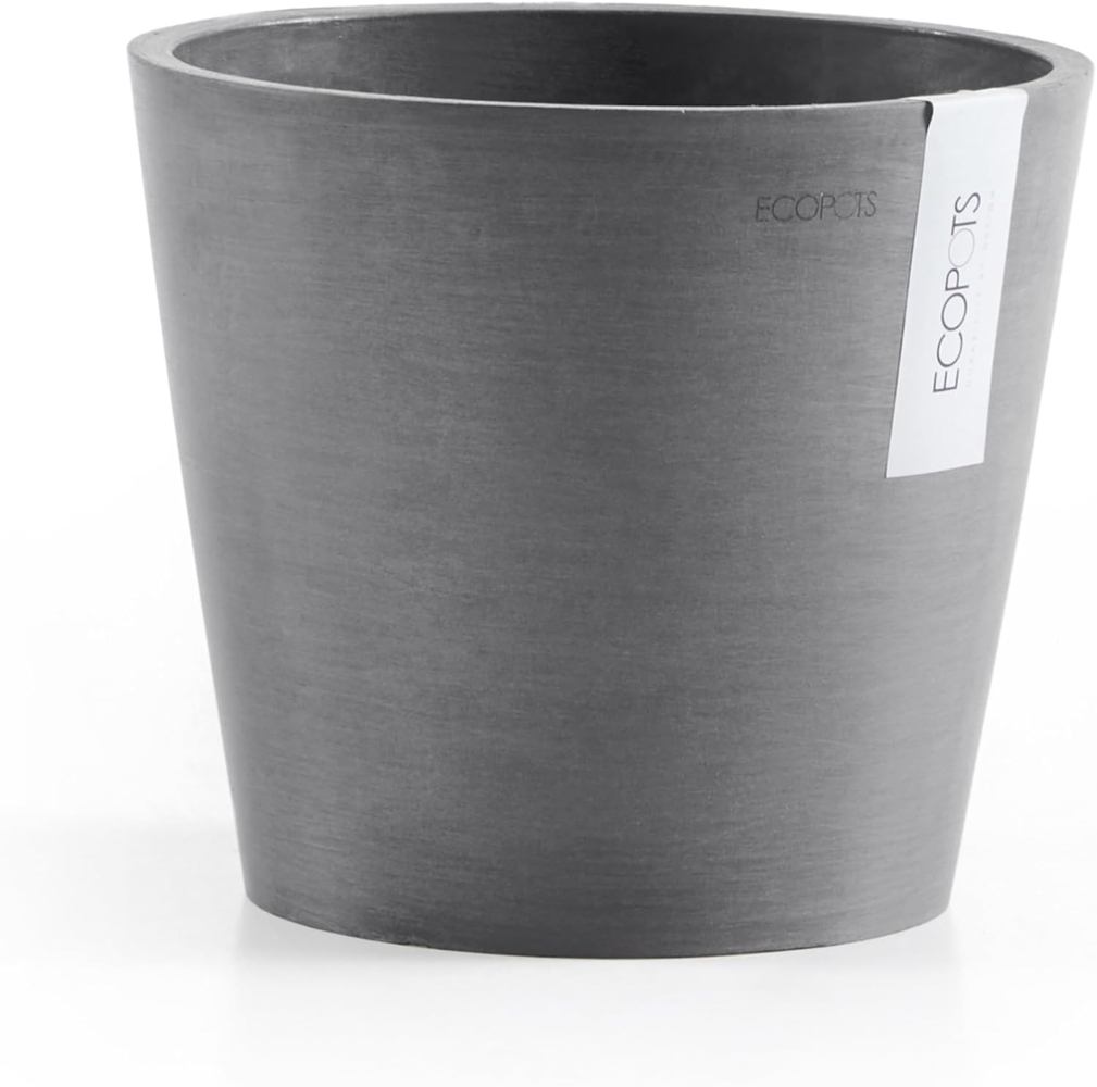 ECOPOTS Blumentopf AMSTERDAM Mini Grey, BxTxH: 13x13x11,4 cm Bild 1