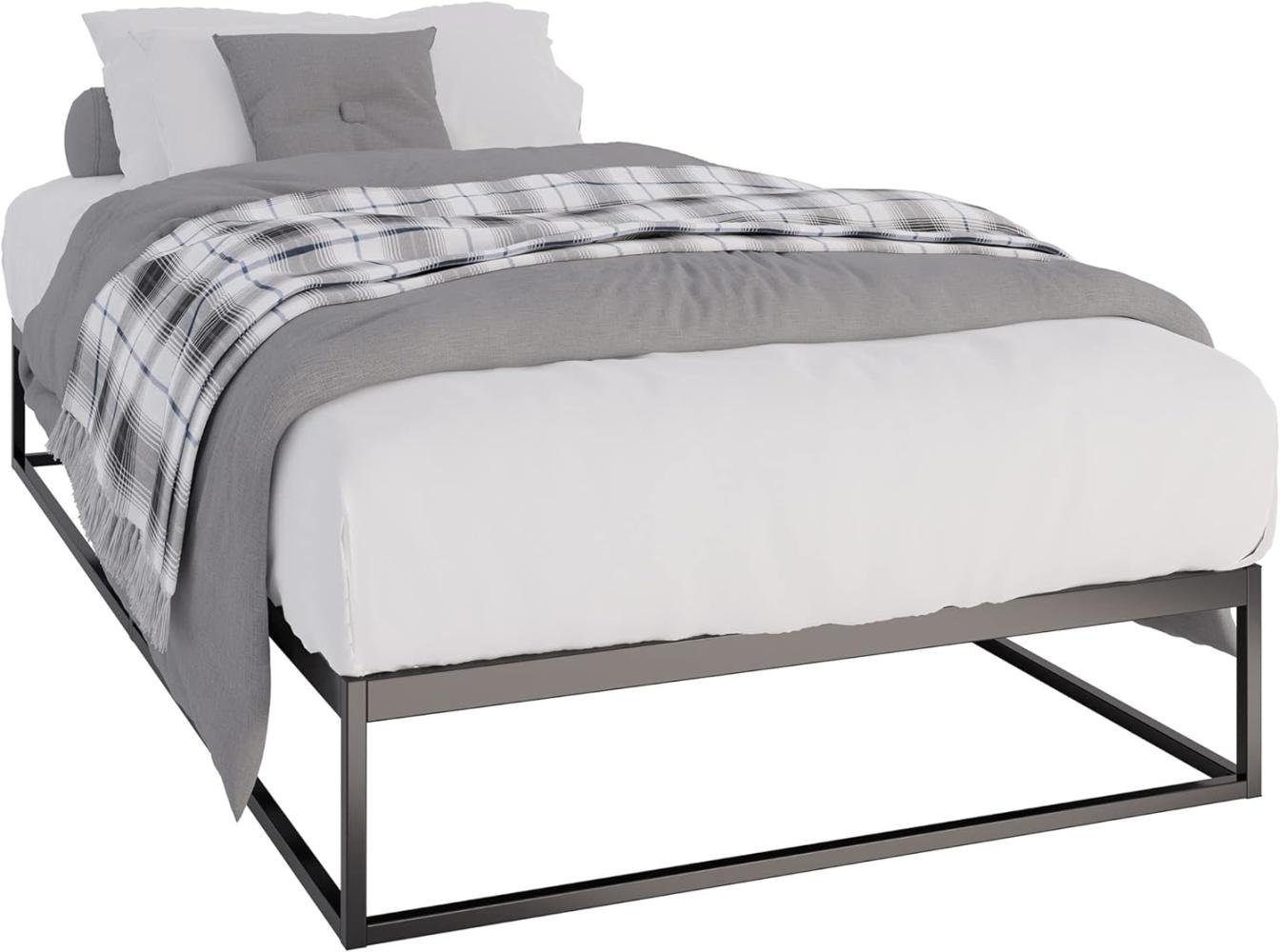 Metallbett Scala 200x100x25 cm (Farbe: schwarz) Bild 1