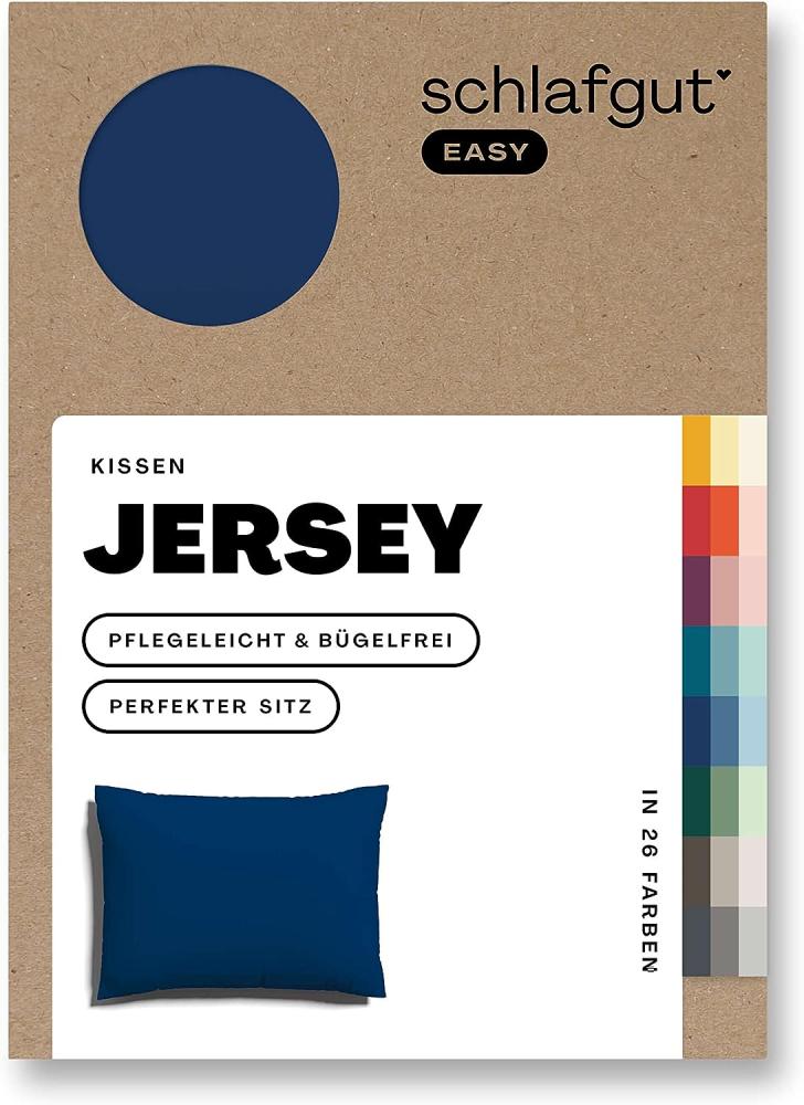 Schlafgut Kissenbezug EASY Jersey, (1 Stück), Kissenhülle mit Reißverschluss, weich und saugfähig, Kissenbezug Bild 1