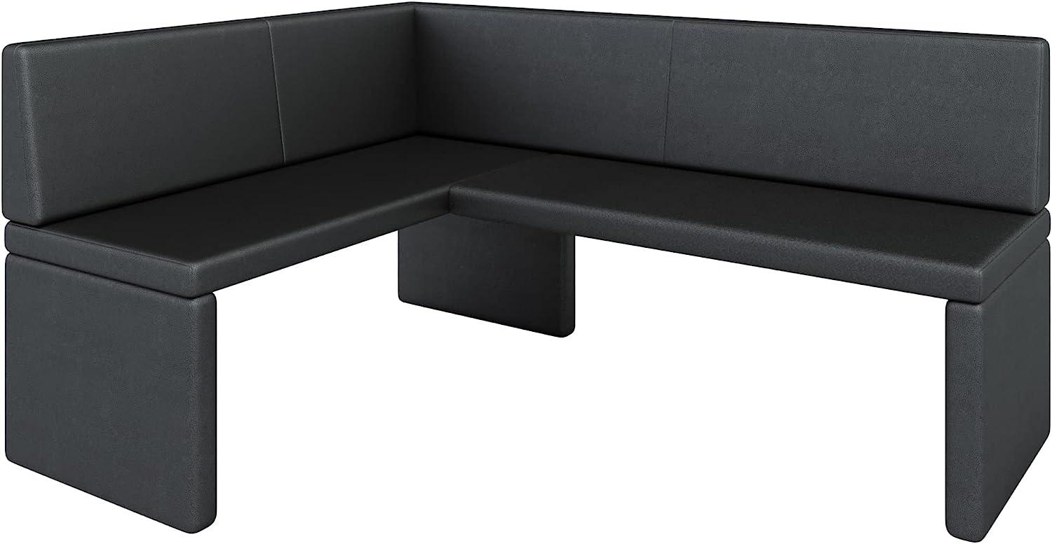 Eckbank Akiko Corner Bench - Eckbankgruppe für Ihrem Esszimmer, Küche modern, Sitzecke, Essecke. Perfekt für Küche, Büro und Rezeption. Solide und Starke Verarbeitung. (Soft 11, 128x168cm Links) Bild 1