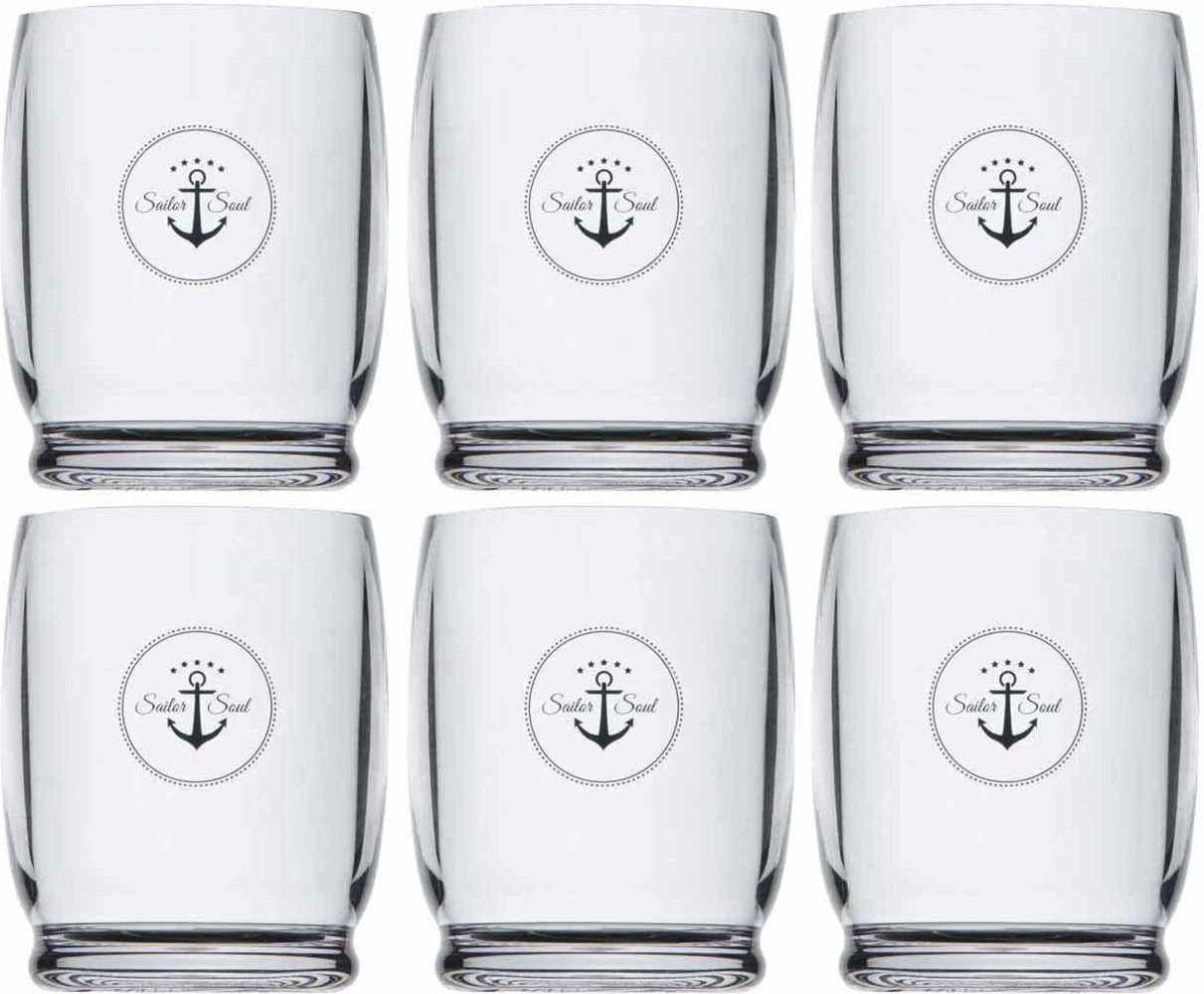 Wasserglas Set 6 Stück, unzerbrechlich - Sailor Soul Bild 1
