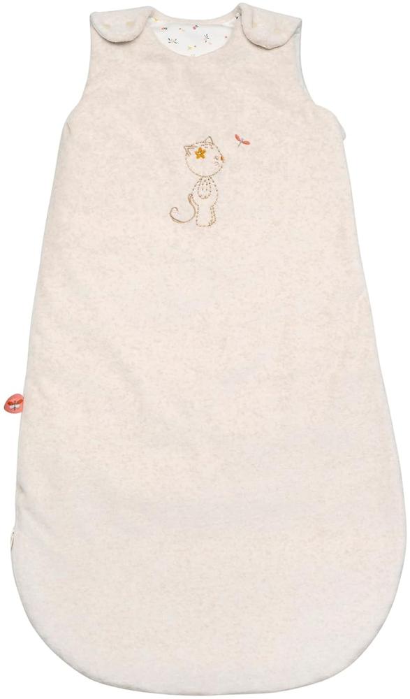 Nattou Babyschlafsack für Herbst und Winter, Aus Baumwolle und Velours, Katze Lana, TOG 2,5, Ca. 90 cm, 6-24 Monate, Mila, Zoë und Lana, Hellgrün Bild 1