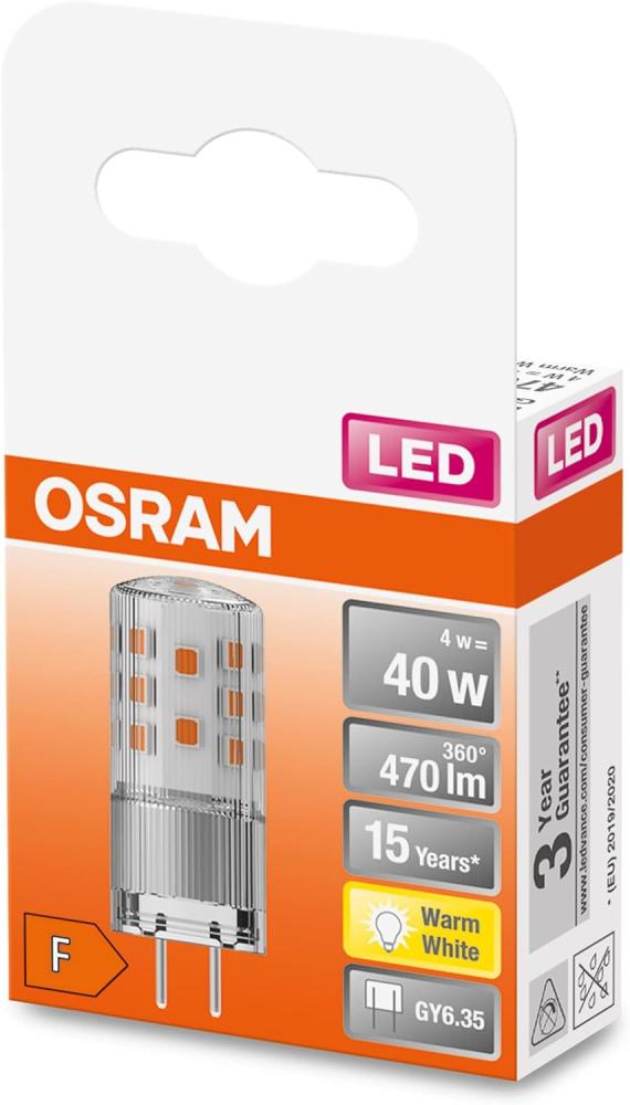 OSRAM LED Stift 4W GY6,35 470lm 12V 2.700K klar Bild 1