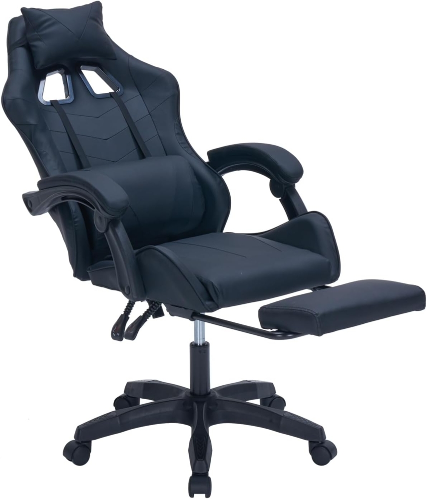 HTI-Living Drehstuhl Gaming Stuhl Krit Eco Schwarz (Stück, 1 St), Bürostuhl Drehstuhl Gamingstuhl Schreibtischstuhl Bild 1