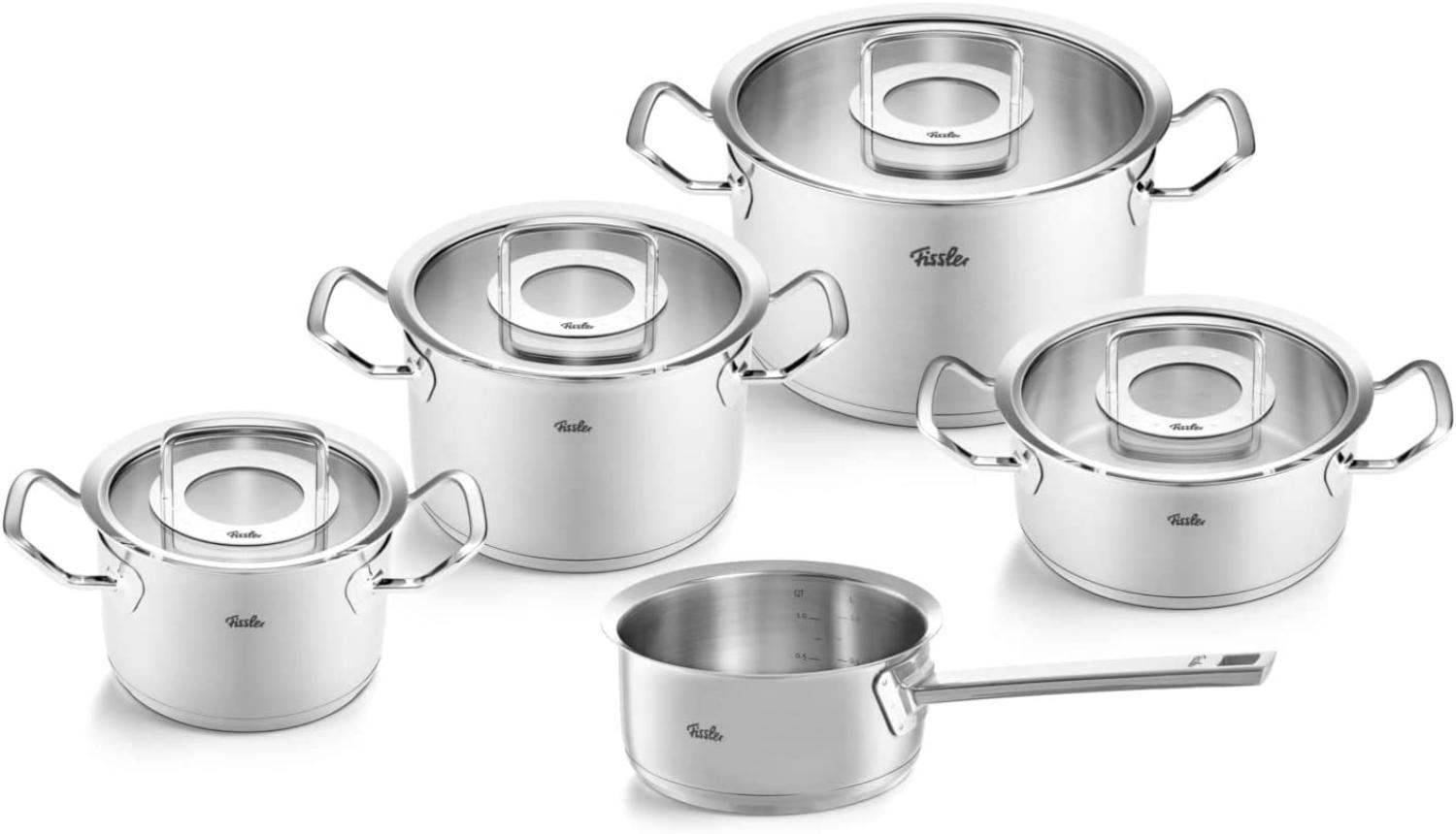 Fissler original-profi collection Topf-Set 5-tlg. mit Metalldeckel Edelstahl Bild 1