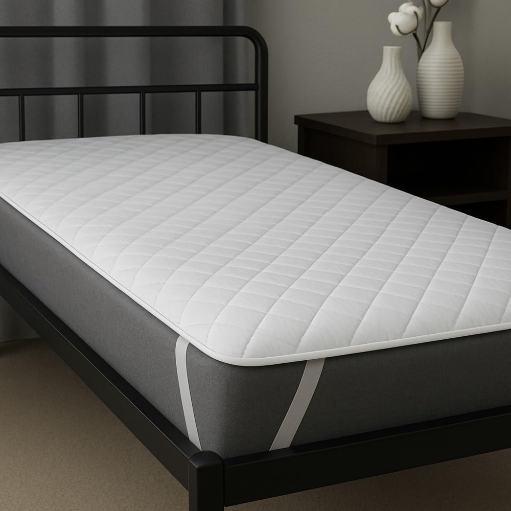 Traumschlaf Basic Baumwolle Unterbett Matratzenauflage|160x200 cmTraumschlaf Basic Baumwolle Unterbett Matratzenauflage Bild 1
