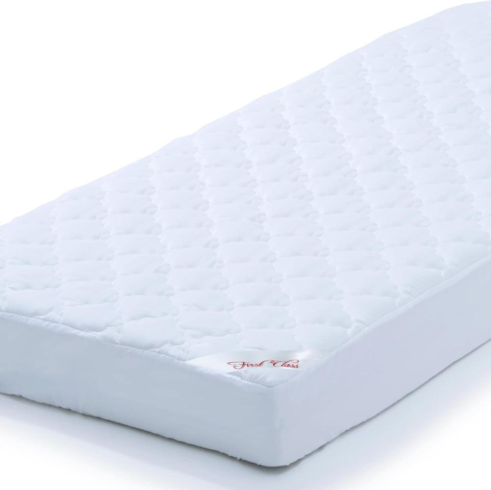 CelinaTex First Class Unterbett Matratzen-Schoner 90x210 cm Microfaser-Polyester Matratzen-Auflage bis ca. 35cm Höhe Bild 1