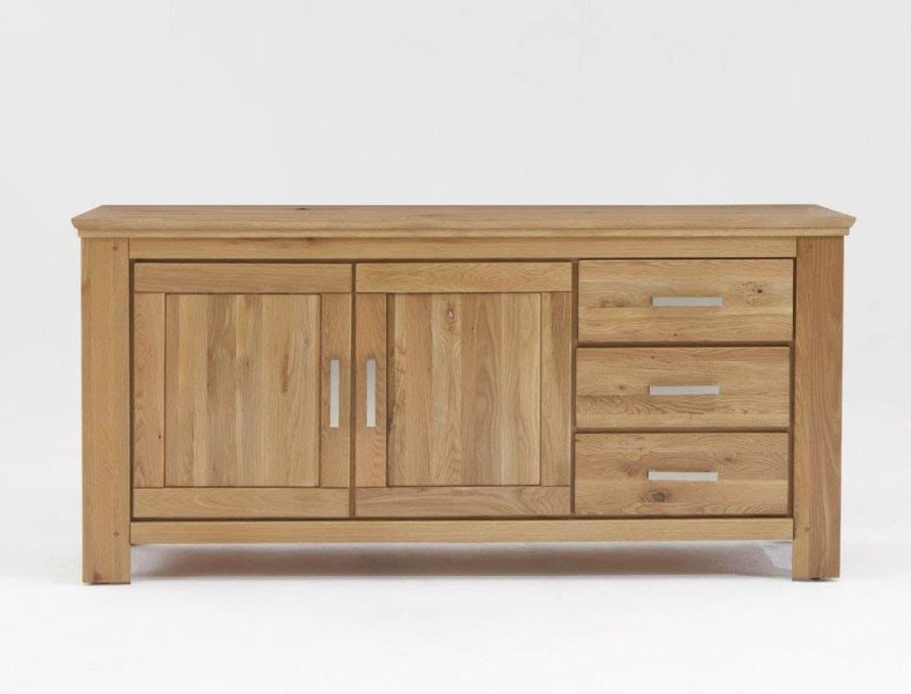 Sideboard Viterbo 176 x 85 x 47 cm Wildeiche teilmassiv Anrichte Kommode Bild 1