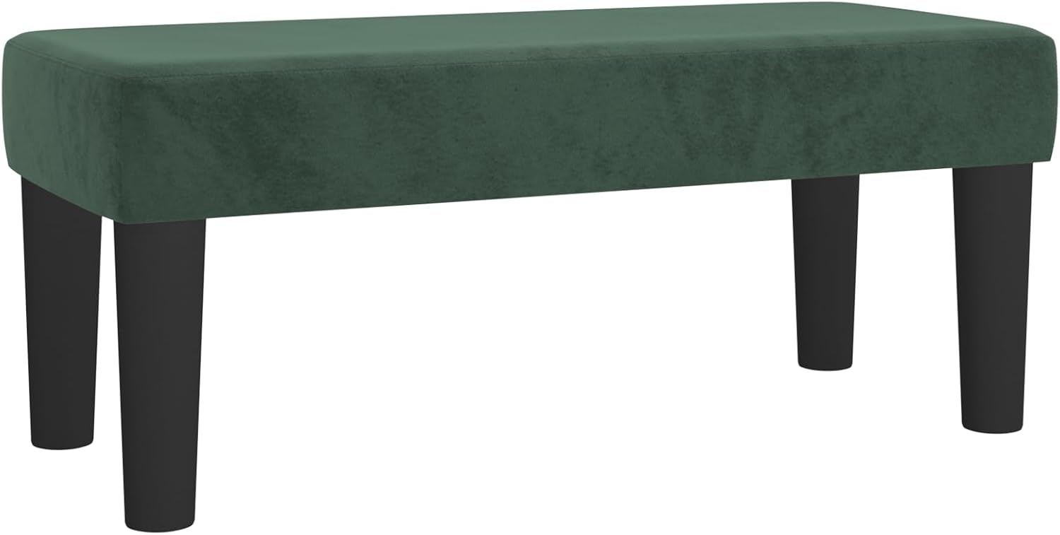 vidaXL Sitzbank Dunkelgrün 70x30x30 cm Samt 346641 Bild 1