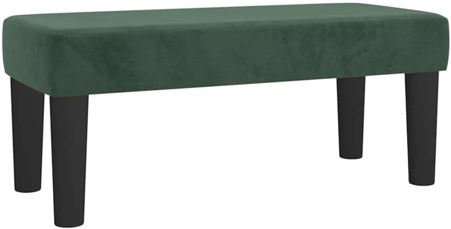 vidaXL Sitzbank Dunkelgrün 70x30x30 cm Samt 346641 Bild 1