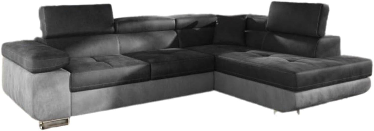 Designer Sofa Pisa mit Schlaf- und Klappfunktion Rechts Bild 1