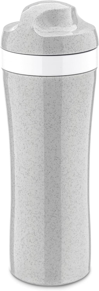 Koziol Oase Trinkflasche, Trink Flasche, Outdoorflasche, Getränkflasche, Wasserflasche, Kunststoff, Organic Grey, 425 ml, 3708670 Bild 1