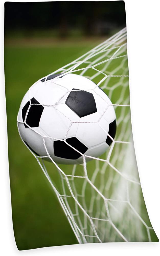 Fußball Velourstuch Duschtuch Badetuch Handtuch Strandtuch 75 x 150cm Bild 1