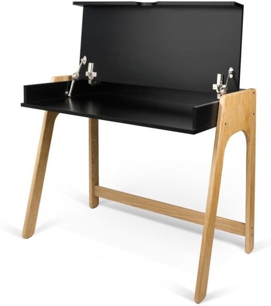 Temahome Aura Schreibtisch Schwarz & Eiche 94x53cm Bild 1