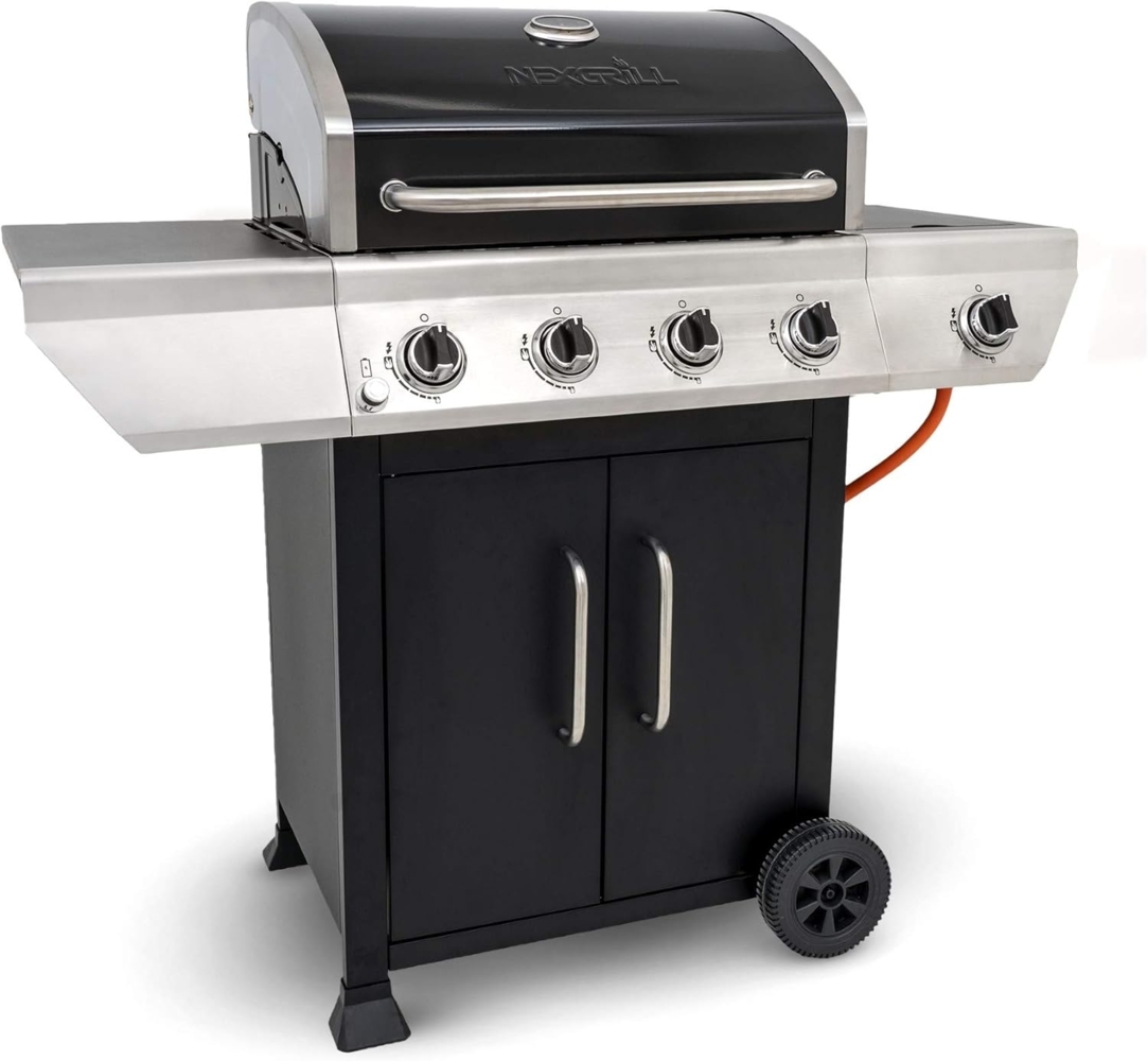 Nexgrill BBQ Gasgrill "Classic", silber / schwarz, 4 Brenner, 1 Seitenbrenner Bild 1